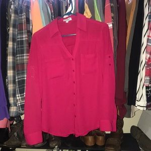 Express portfolio button up shirt